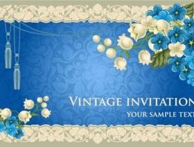 delicate flower vector graphic