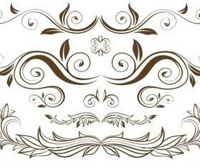 Floral Design Branches vector
