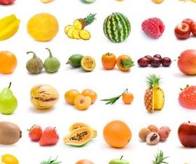 Fruits graphic set vector