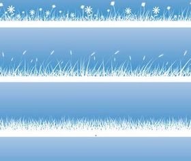 Nature Banners set vector