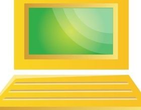 Computer design 1 set vector