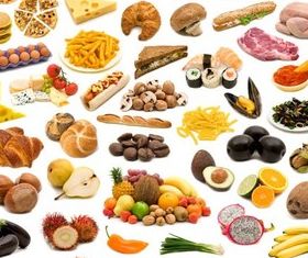 Different Food free vector