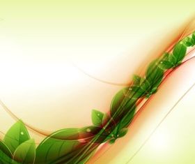 Fresh green set vector