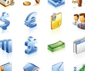 Economic Icons free vector