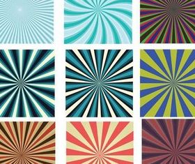 Color Stars Patterns design vector