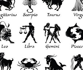 Creative Zodiac Templates vector