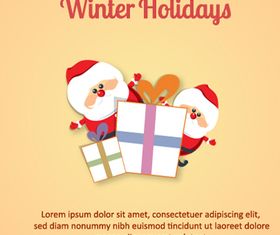 Santand gift background 4 vector
