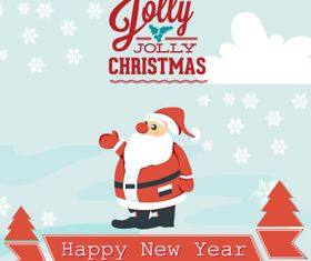 Christmas sant 2 vector