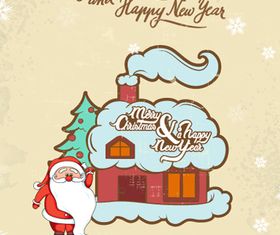 Christmas sant 3 vector