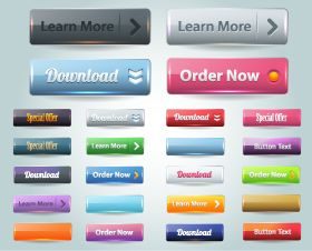 web button 13 vector
