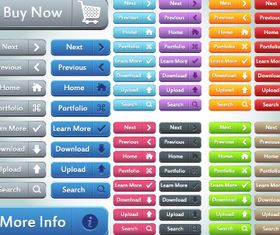 web button 14 vector