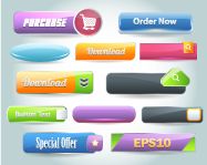 web button 17 vector