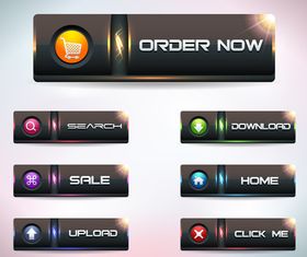 web button 25 vector