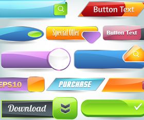 web button 10 creative vector set
