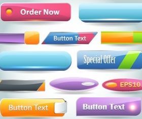 web button 11 creative vector set