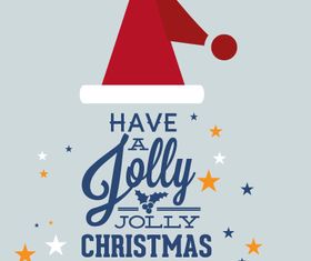 Jolly Christmas background 7 vector design