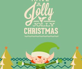 Cute Christmas background 2 vector