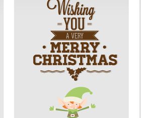 Cute Christmas background 3 vector