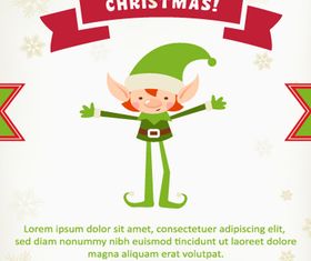Cute Christmas background 7 vectors