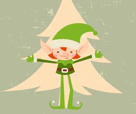 Cute Christmas background 8 vectors