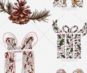 christmas gift vector