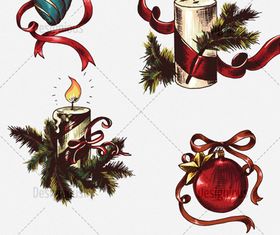 christmas bauble vector