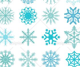 Christmas snowflakes vector