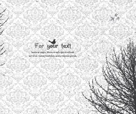 Trees background 9 vector