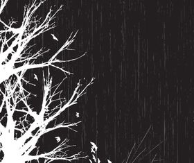 Trees background 12 vectors