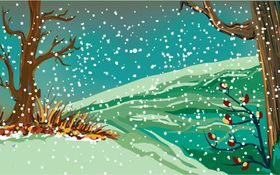 Trees background 17 vector