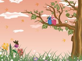 Trees background 19 vector