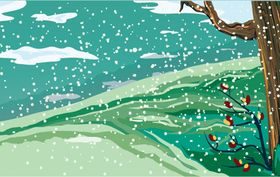 Trees background 20 vector