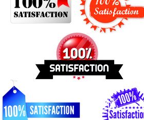 satisfaction stamps vector graphics