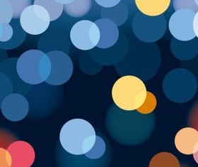 Dream light elements background set vector