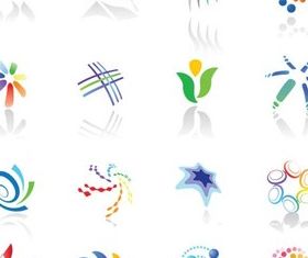 Abstract Logotypes vector