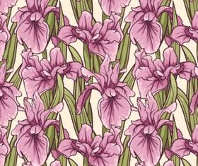 Bright flower set design vector