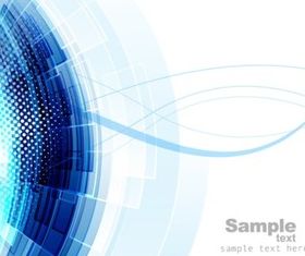 Modern blue light background design vector