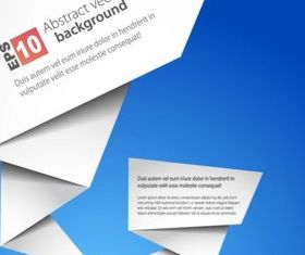 Creative Origami background vector