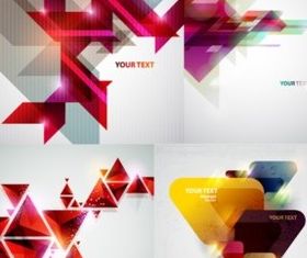 Creative geometric background vector