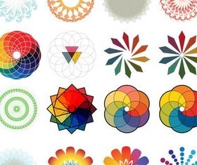Colorful Logotypes vector