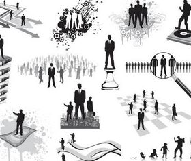 Business People Templates creative vector