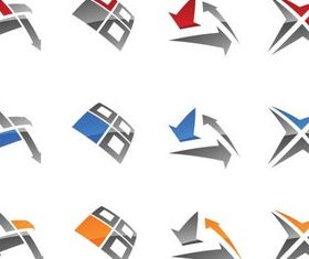 Gray Stylish Logo vector