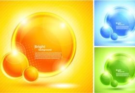 Fashion ball background vector