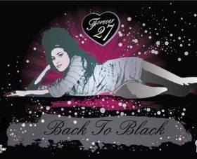 Amy Winehouse Back To Black vector graphic