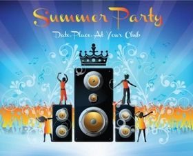 Summer Party vector graphic