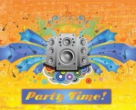 Party Footage vector design