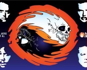 Metallica shiny vector