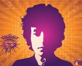 Bob Dylan vector graphic