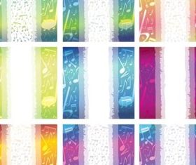 Musical shiny vector