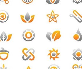 Grey Vivid Logotypes vector